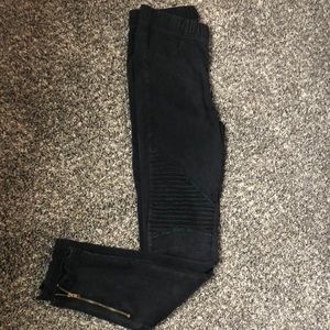 Black Moto jeggings